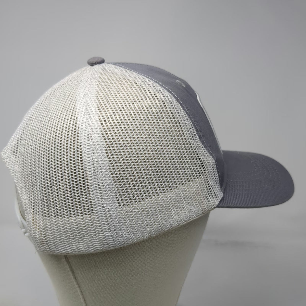 DK Caps Outer Banks North Carolina Trucker Hat Gray One Size Mesh Snapback