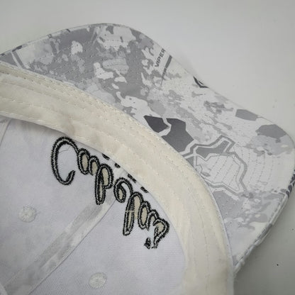 Cabela's CLUB Trucker Hat Gray Viper Snow Camo Mesh Snapback One Size Hunting