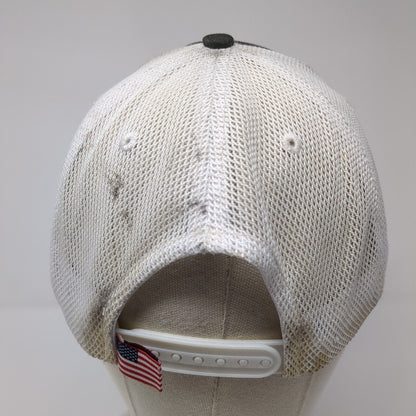 IFA Snapback Mesh Back Trucker Hat Gray One Size Adjustable Colorblock