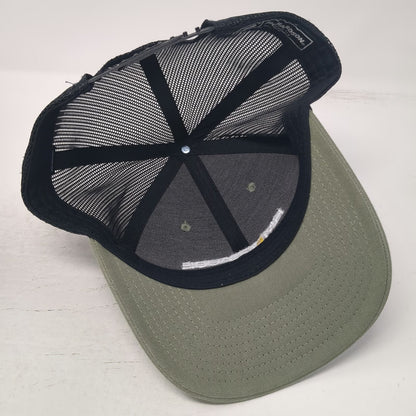 Richardson Trucker Hat Green One Size HM CLAUSE Embroidery Mesh Snapback