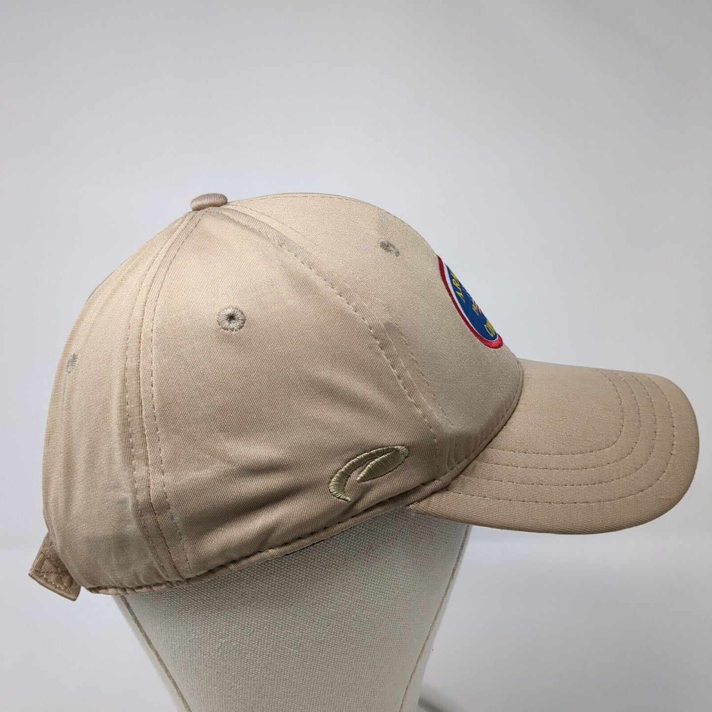 Army Navy Country Club Strapback Hat Tan One Size Adjustable Pukka