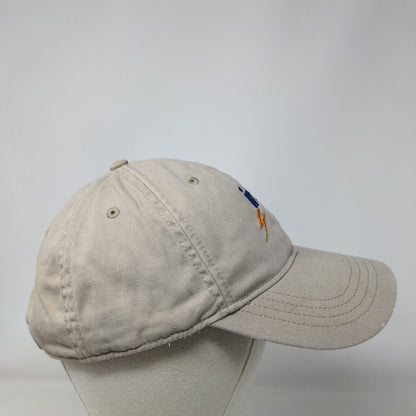 Irby Strapback Hat Tan One Size Adjustable Embroidered 6 Panel Vent Holes