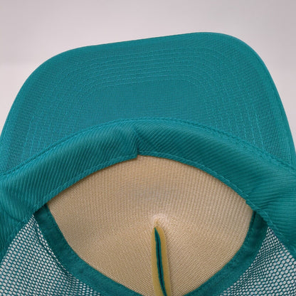 Out Of Dry Shampoo Snapback Rope Trucker Hat Green One Size Mesh Back