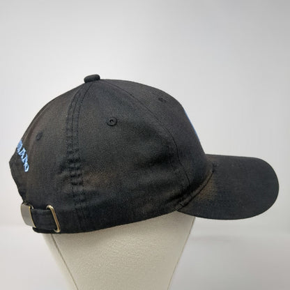Port Authority Baseball Cap Black OSFM Son Cubano Logo Slideback Hat Embroidered