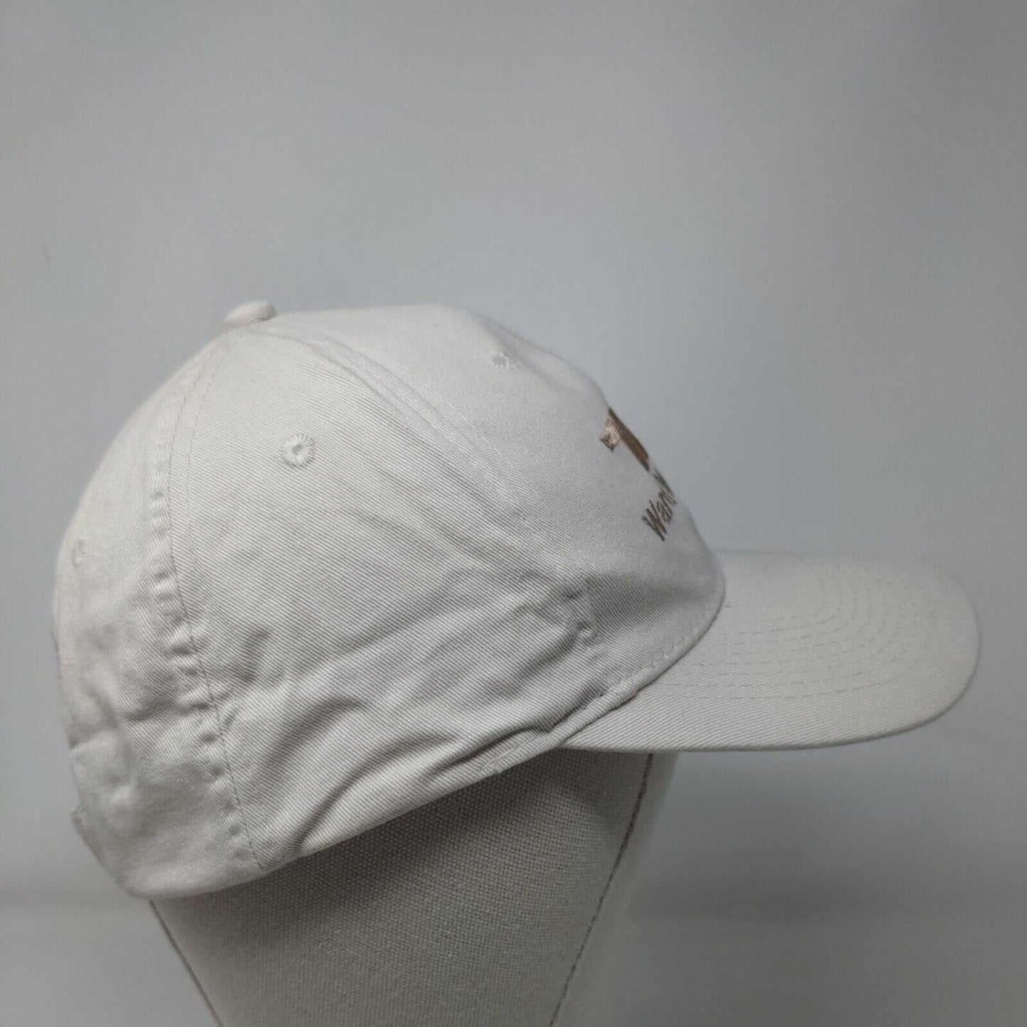 Ward Mechanical Strapback Hat Tan One Size Embroidered Adjustable