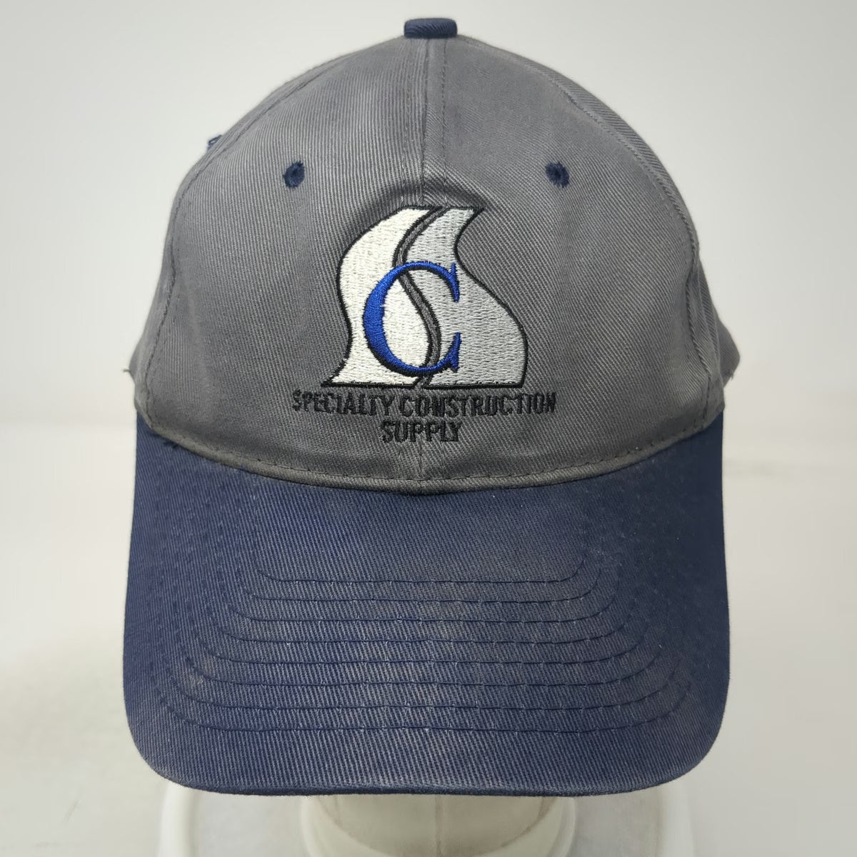 Headliner Baseball Cap Gray One Size Specialty Construction Supply Cotton Hat
