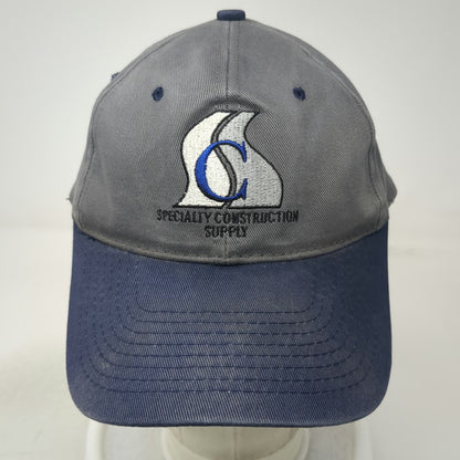 Headliner Baseball Cap Gray One Size Specialty Construction Supply Cotton Hat