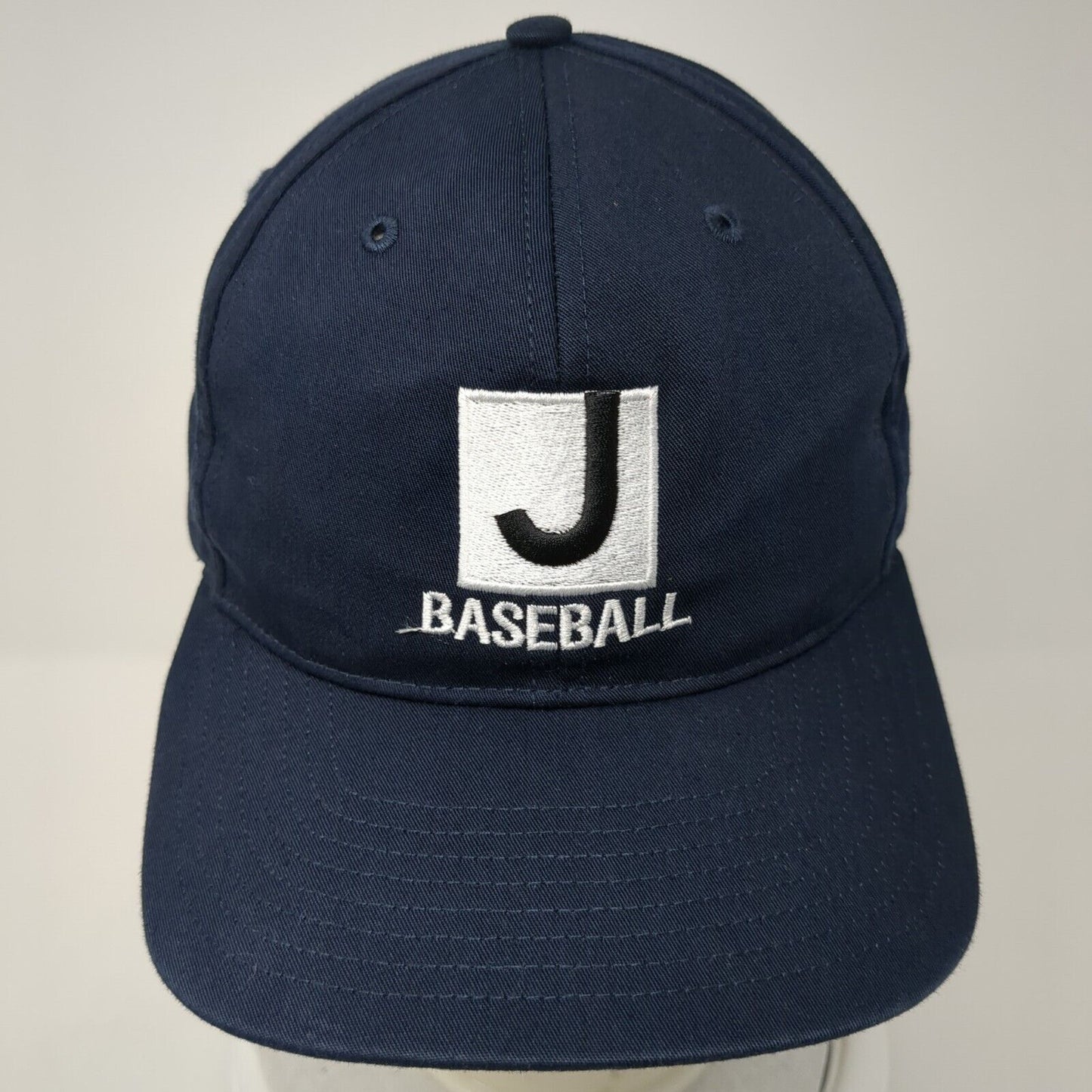 J Baseball Snapback Hat Blue M/L Adjustable Embroidered Pro212 Richardson