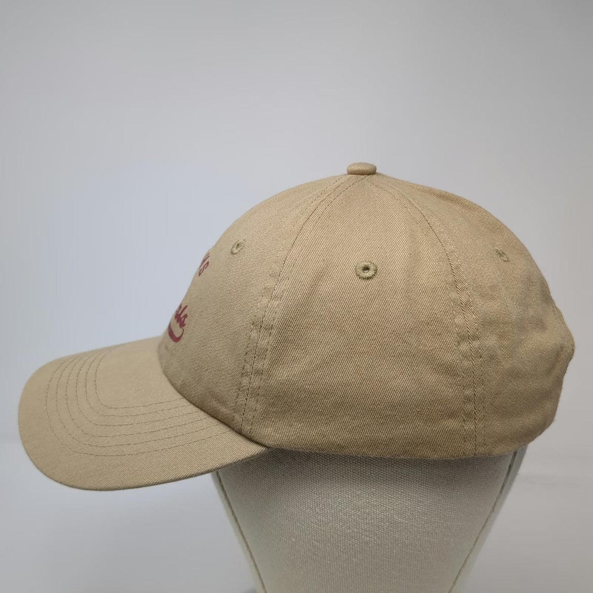 Koozier Baseball Cap Brown One Size MCPHS Cardinals Embroidered Slideback Hat
