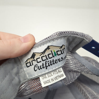 Native Idaho Snapback Trucker Hat Blue OS Adjustable Mesh Arcadian Outfitters