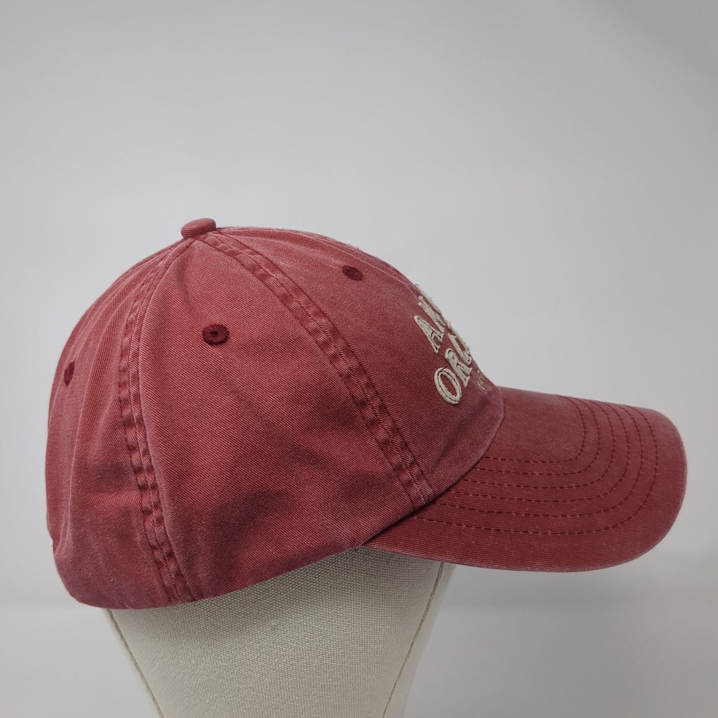 Angry Orchard Hard Cider Slideback Hat Red One Size Adjustable Outdoor