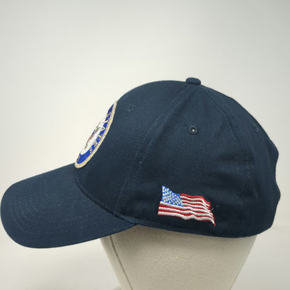K&S Unique US Navy Seal Baseball Cap Blue One Size American Flag Side Patch Hat