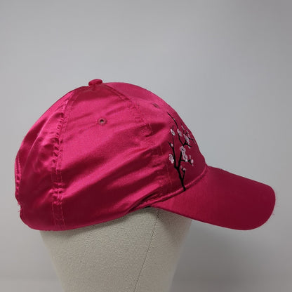 NYC Underground Slideback Hat Pink One Size Adjustable Embroidered