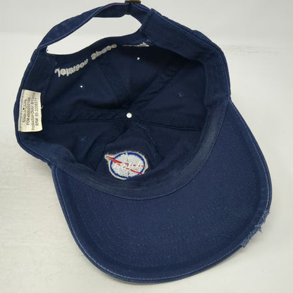 5 Panel Blue One Size NASA Rocket Scientist Johnson Space Center Hat Slideback