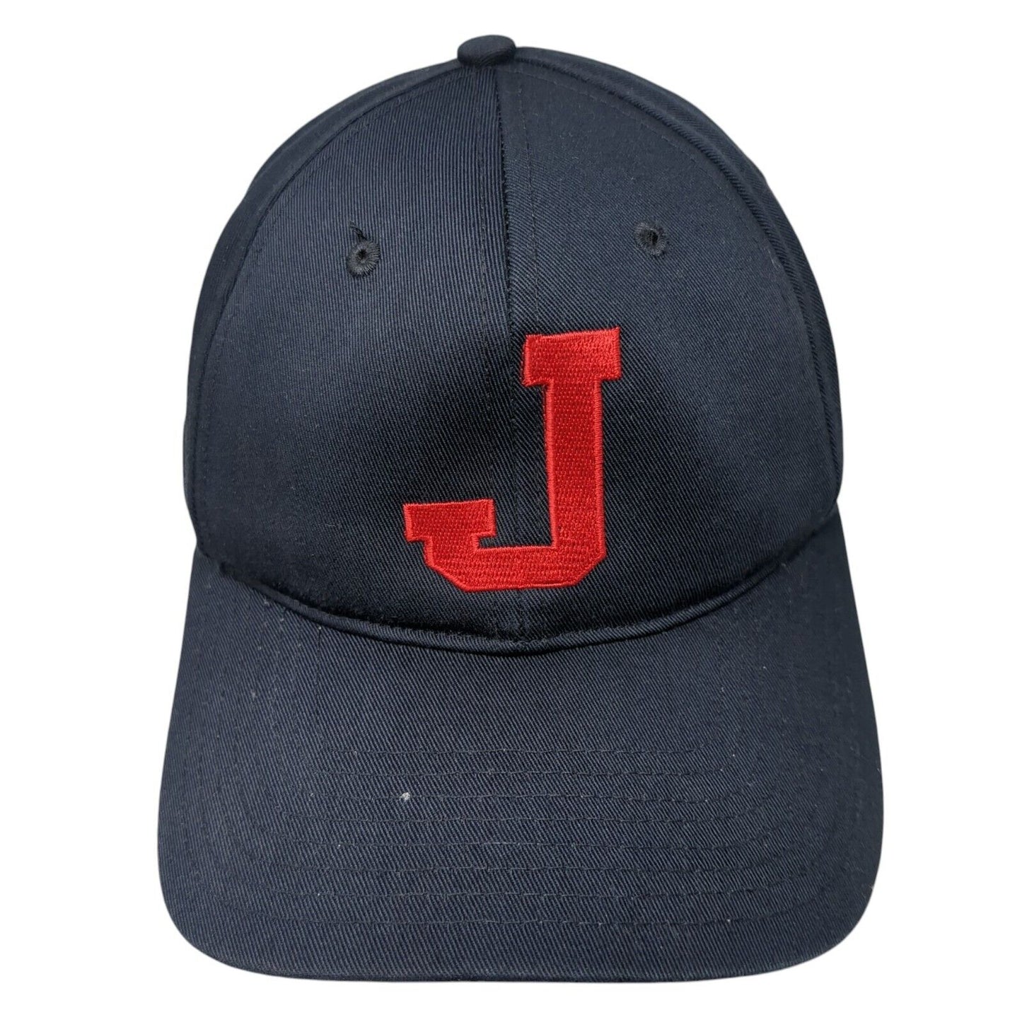 Letter J Snapback Hat Blue Small Adjustable Embroidered Richardson