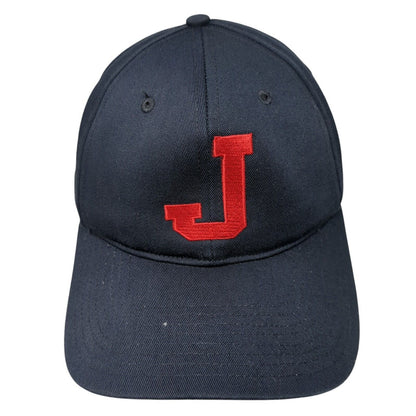 Letter J Snapback Hat Blue Small Adjustable Embroidered Richardson