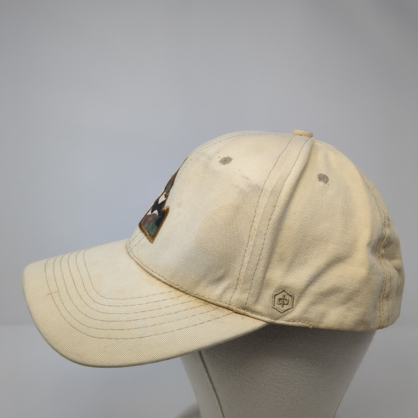 Idaho Stampede Camo Strapback Hat Tan One Size Support Our Troops