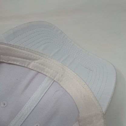 Pickle Strong America Snapback Hat White One Size Adjustable Breathable Mesh