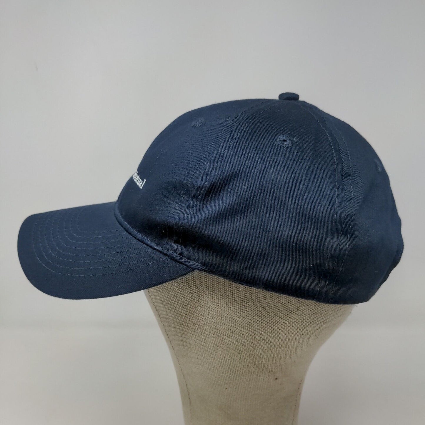 Port & Company Men's Strapback Hat Blue Embroidered Northwestern Mutual Logo