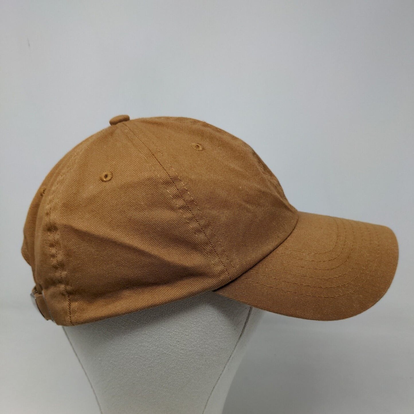 Eikos Men's Slideback Hat Tan Size OSFA Black Adjustable 100% Cotton