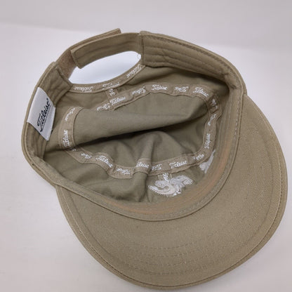 Titleist Strapback Cadet Army Cap Tan One Size Adjustable Embroidered Cotton
