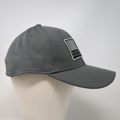 Peterbilt Baseball Cap Gray One Size Fitted American Flag Logo Polyester Hat