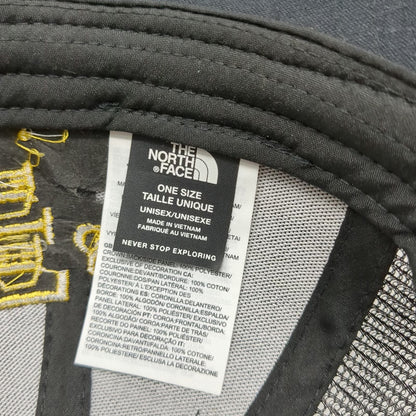 The North Face Trucker Hat Black Yellow One Size Mesh Snapback F&E Services Inc