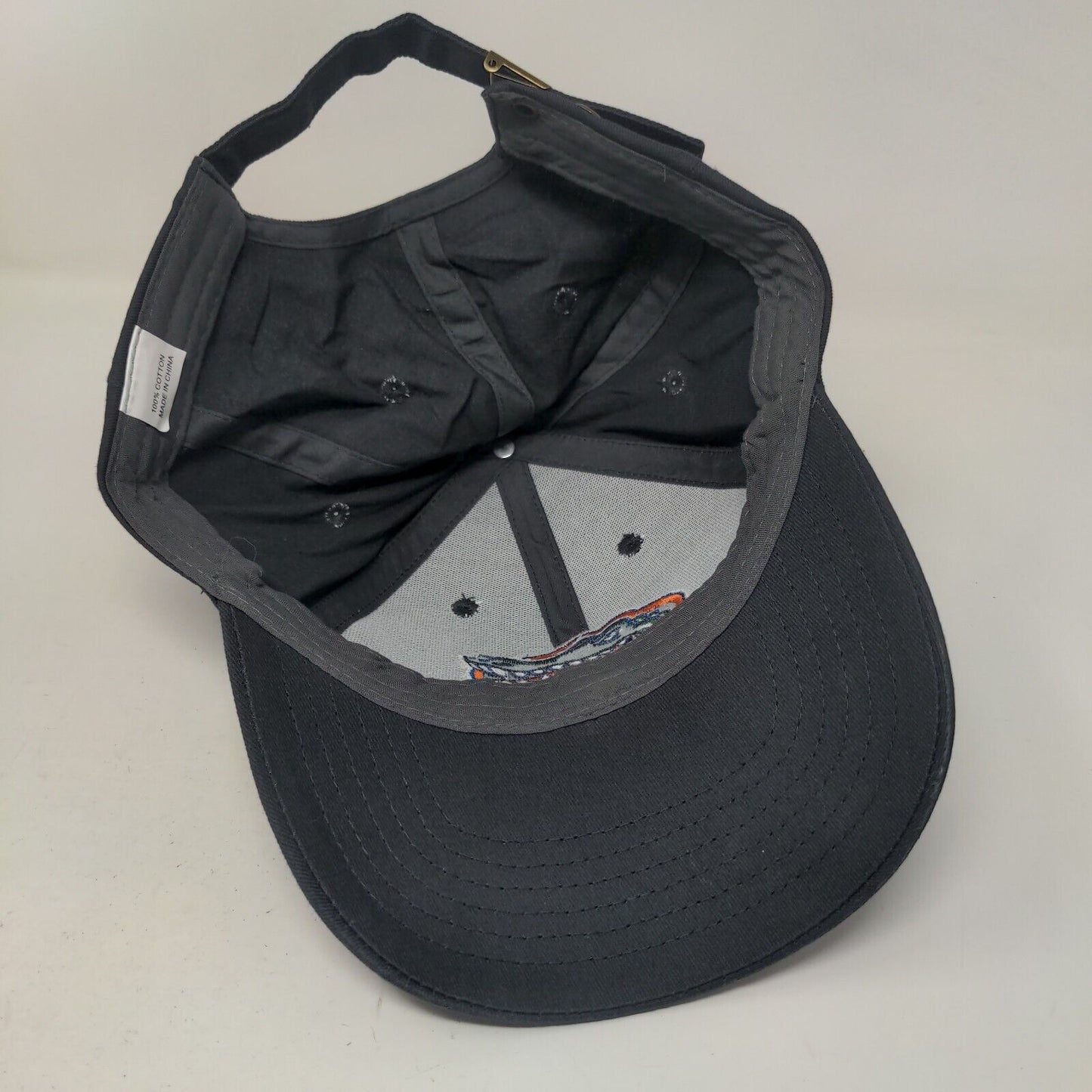Unbranded Men's Slideback Hat Gray Embroidered Florida Gators Logo Cotton