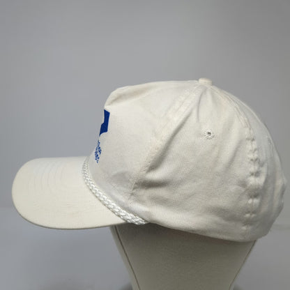 KC 5 Panel Beige Blue One Size Snapback Rope Automation Electronics Logo Hat