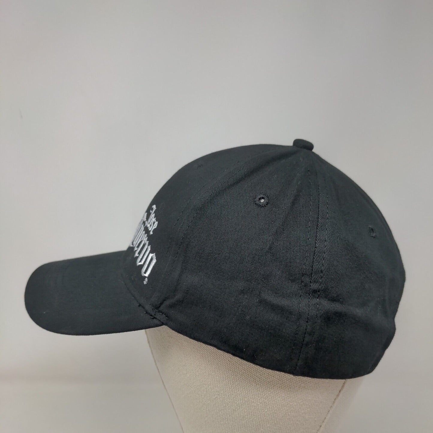 Jose Cuervo Slideback Hat Black OSFM Embroidered Adjustable 6 Panel