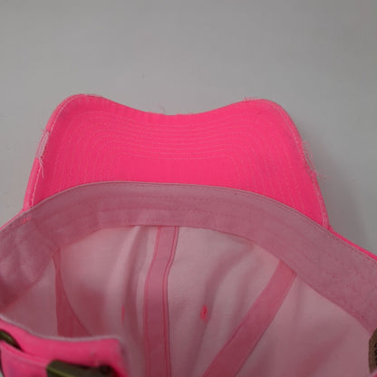 KB ETHOS Vintage Slideback Hat Pink OSFA Adjustable Solid Blank