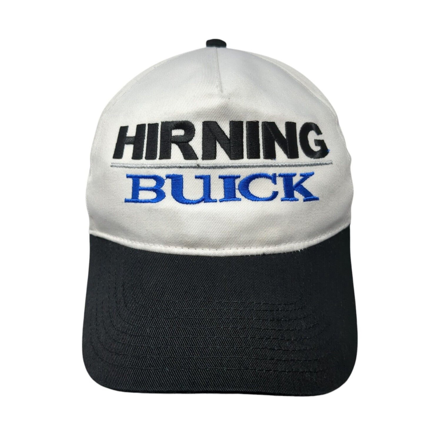 Hirning Buick Snapback Hat White One Size Adjustable Colorblock Otto