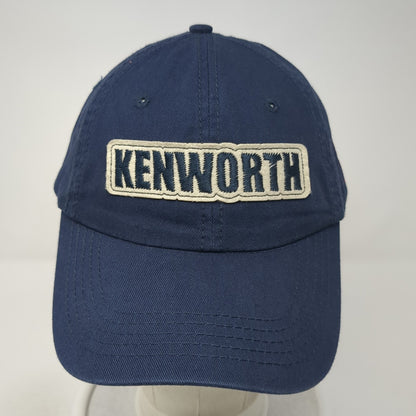 Kenworth Spell Out Strapback Hat Blue One Size Adjustable Embroidered