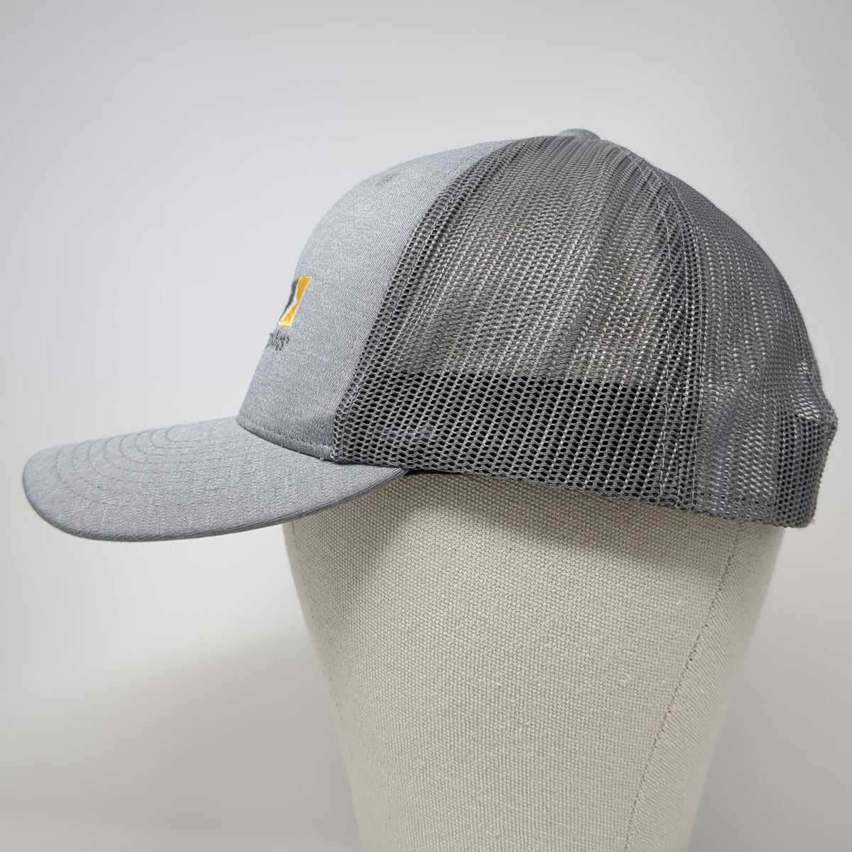 Team 365 Freedom Energy Logistics Gray Trucker Hat One Size Mesh Snapback