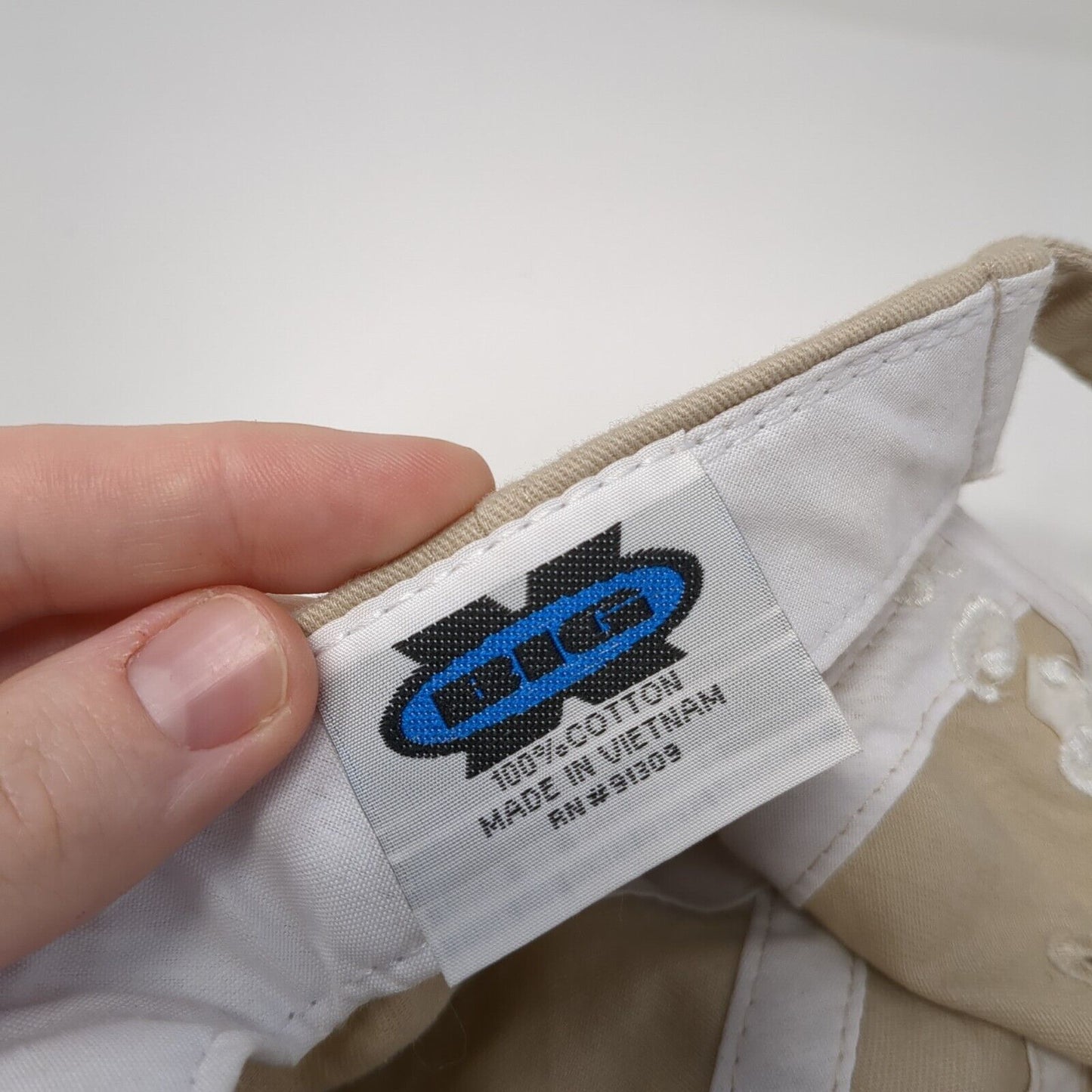 C&C 10.26.24 Slideback Hat Tan One Size Adjustable Embroidered BIG X Cotton