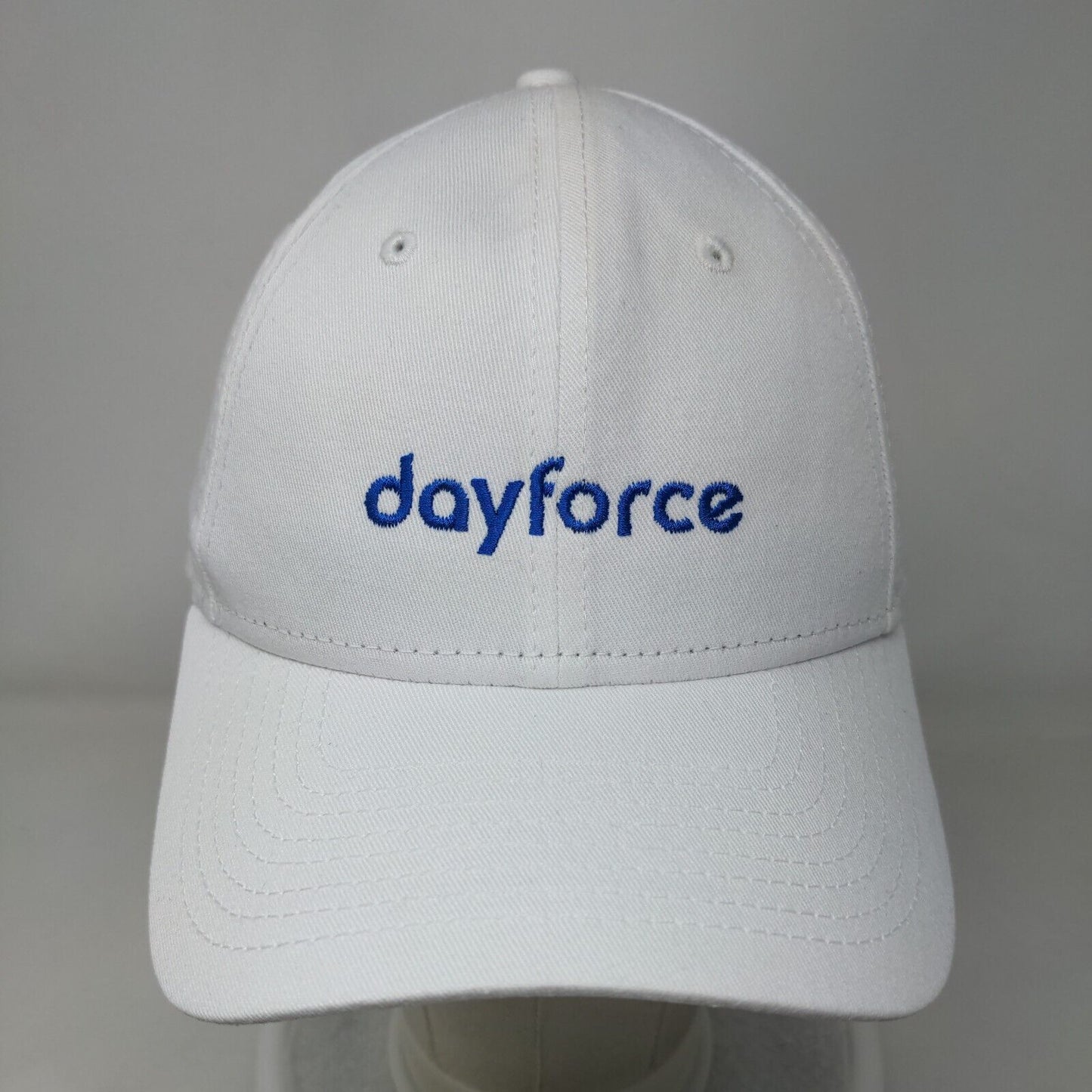 Dayforce Strapback Hat White OSFM Adjustable Embroidered 9Forty New Era