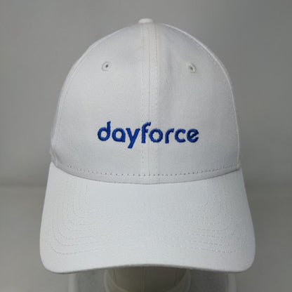 Dayforce Strapback Hat White OSFM Adjustable Embroidered 9Forty New Era