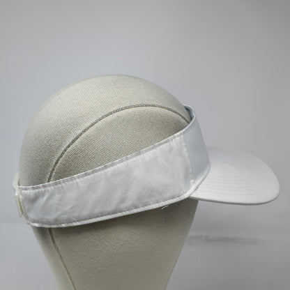 Under Armour Visor White One Size Strapback Embroidered Golf Performance Hat
