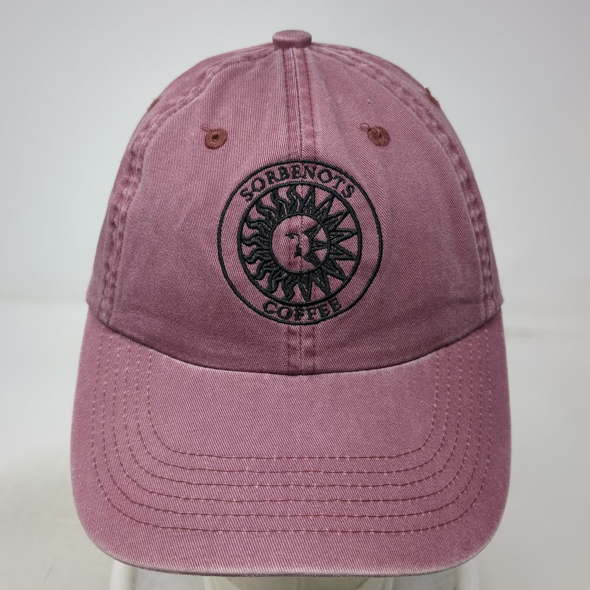 Port Authority Baseball Cap Red One Size Sorbenots Coffee Sun Logo Cotton Hat