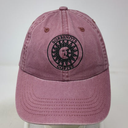 Port Authority Baseball Cap Red One Size Sorbenots Coffee Sun Logo Cotton Hat