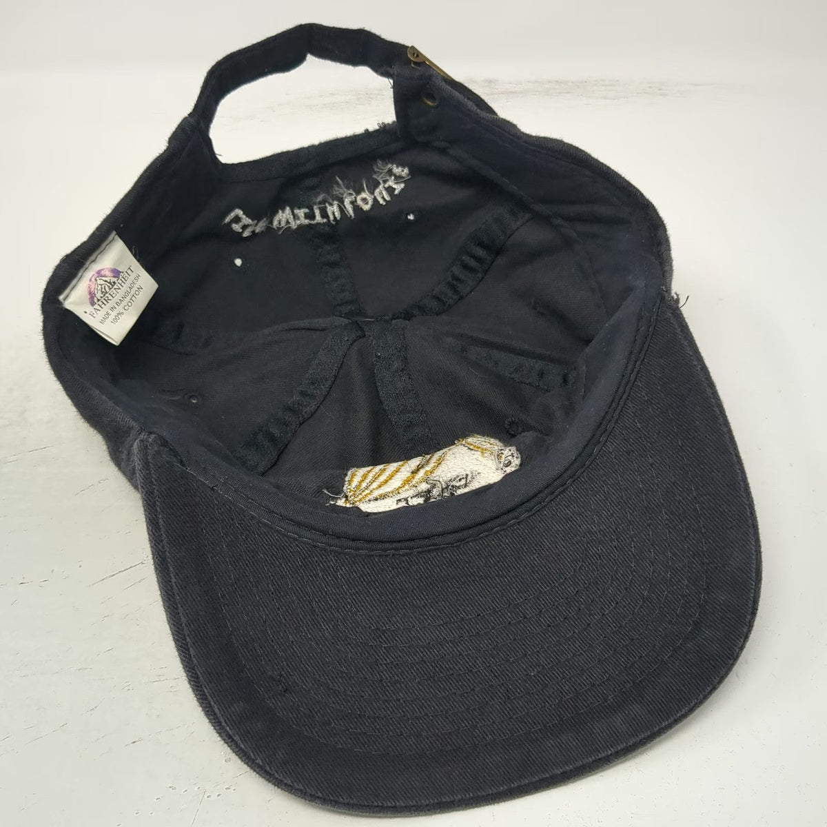 Fahrenheit Baseball Cap Black Life With Louie Cartoon Character Hat Vintage