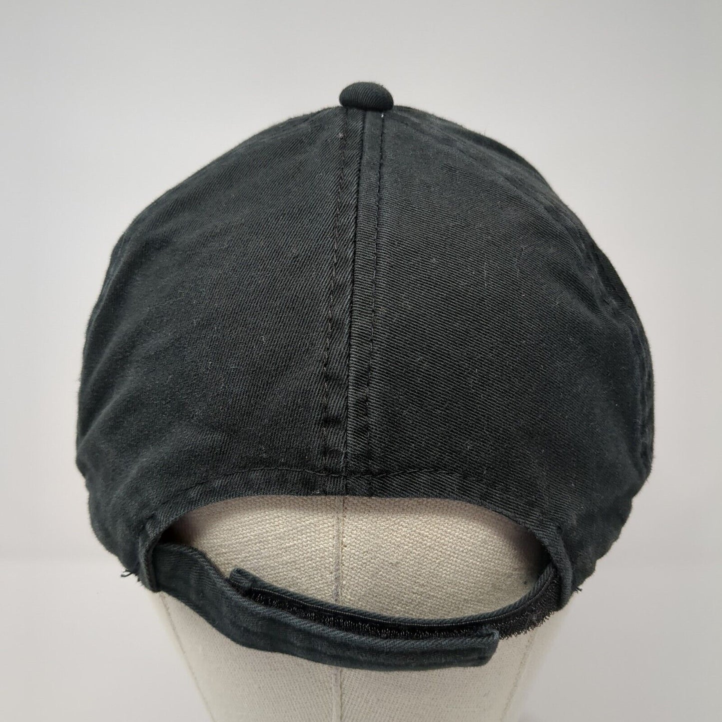 Dorfman Pacific Headwear Strapback Hat Black One Size Adjustable Blank