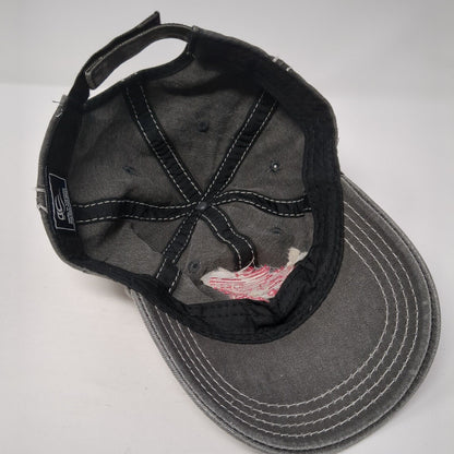 Redpath Strapback Hat Gray One Size Adjustable Embroidered Outdoor Cap