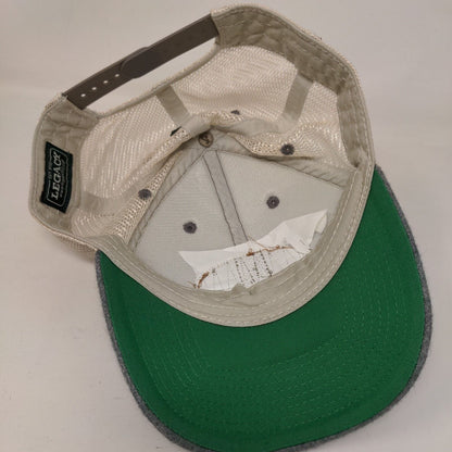 Blackfly Snapback Trucker Hat Gray One Size Adjustable Mesh Back Legacy Wool