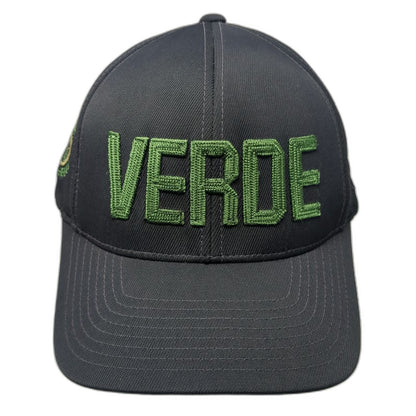 G/FORE Snapback Hat Black One Size Verde 3D Embroidery Golf Nylon Blend Tech