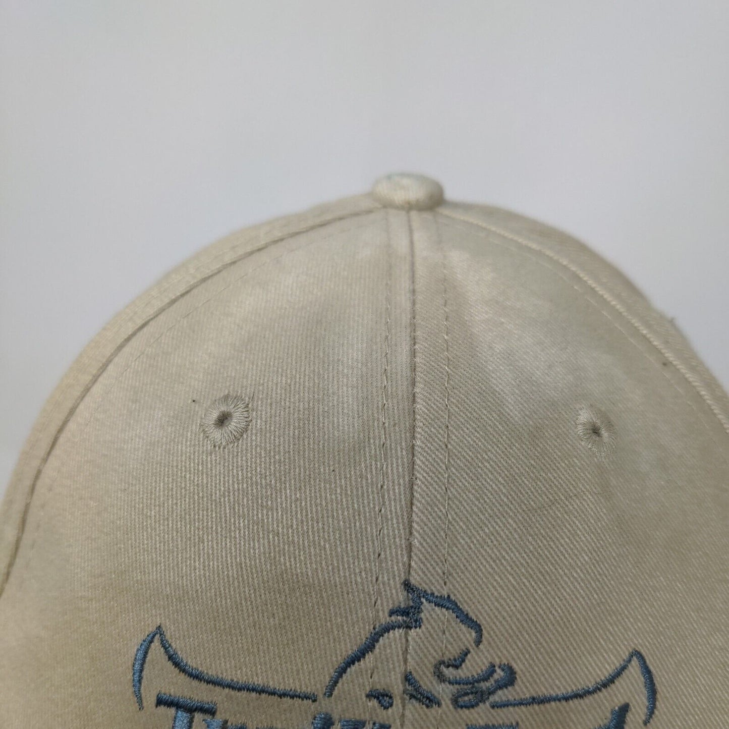 Boy Scouts Trail's End Popcorn Men's Slideback Hat Tan Size OSFA Embroidered