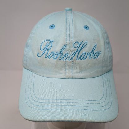 Roche Harbor Slideback Hat Blue One Size Adjustable Embroidered Gear For Sports