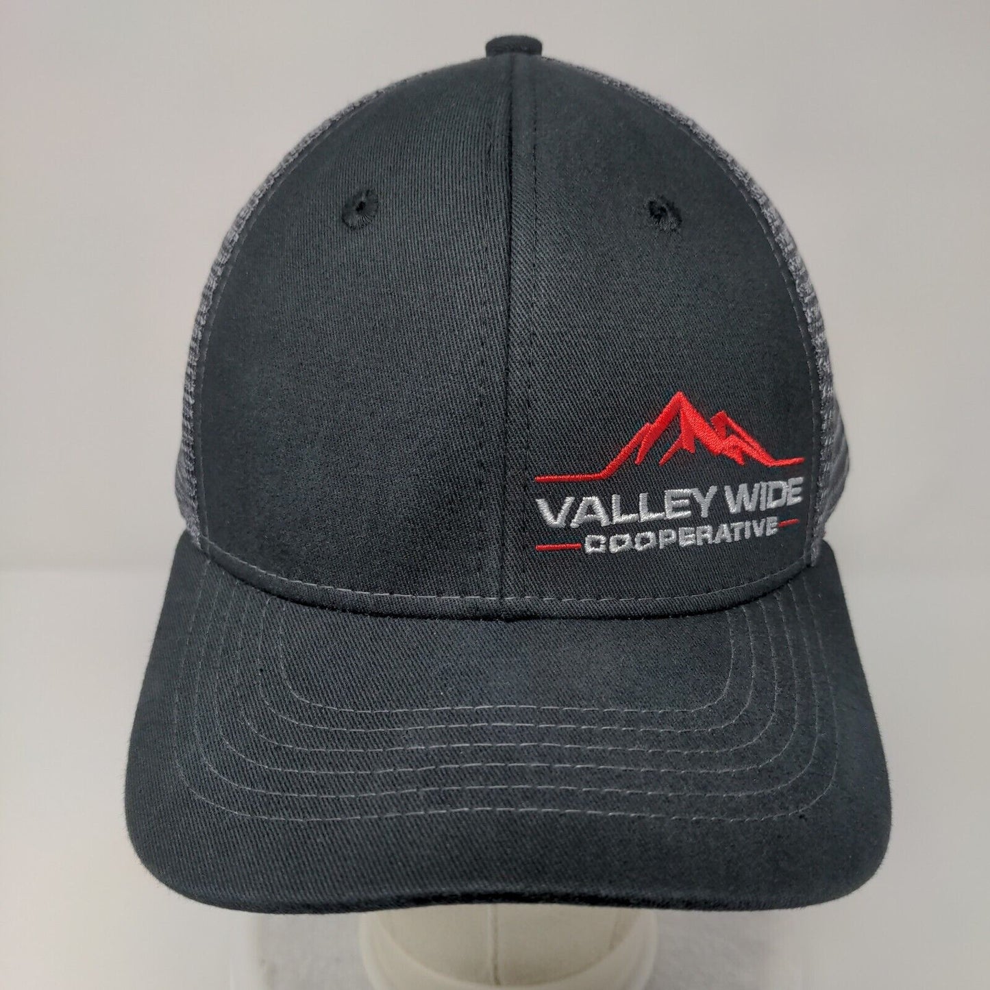 Valley Wide Cooperative Snapback Trucker Hat Black OSFA Mesh Back Vie Gear