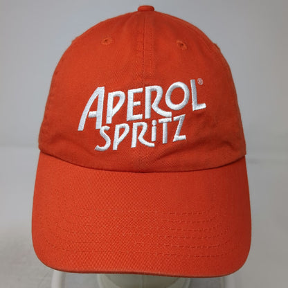 Aperol Spritz Orange One Size Baseball Cap Hat Adjustable Embroidered Logo
