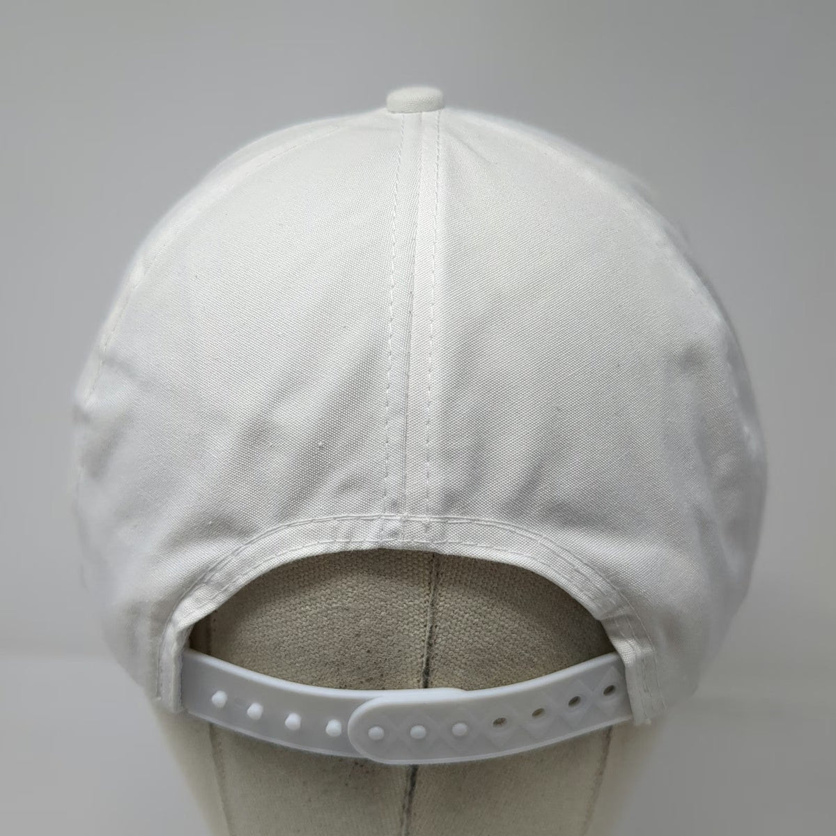 White 5 Panel One Size Stevedoring Systems Inc Corporate Logo Rope Snapback Hat
